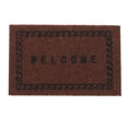 thumbnail image 2 of 12 '' Bienvenido '' Alfombras de revestimiento de piso Alfombra de puerta para marrón Zulema Estera de la casa de muñecas, 2 of 6
