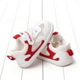 thumbnail image 4 of Eashery Baby Boy Shoes Sports Socks Solid Leisure Baby Shoes Red 6, 4 of 5