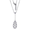thumbnail image 1 of Diamondlite Collier en Zircon Cubique à Treillis en Argent, 1 of 1