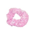 thumbnail image 5 of inlzdz Girls Jazz Latin Dance Costume Sequins Shiny Leotard Dress with Hair Tie Headbands Dancewear Pink 5, 5 of 6