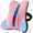 Pink, variant on Pienmor Lumbar Pillow, Memory Foam Ergonomic Back Support Cushion for Car & Office Chair, Relieve Lower Back Pressure, Black