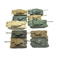 thumbnail image 5 of Almencla 10Pcs Tank Model Building Kit Puzzles 1:144 Miniature Birthday Gifts Hobby Crafts DIY Assembly Armored Vehicles for Boys Kids CN and GERMAN, 5 of 8