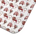 thumbnail image 5 of Red Christmas Car and Flower Pattern Dish Drying Mat for Kitchen 1 Pack, Ultra Absorbent Microfiber Dishes Drainer Mats,16x18in(41x46cm), 5 of 6