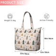 thumbnail image 4 of Multicolor Christmas Tree Pattern Travel Tote Bags for Women Carry On,Large Weekender Bags for Women Travel,Multi Functional Duffle Bag for Work,Shopping,Sports, 4 of 5