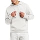 thumbnail image 1 of Sudadera con capucha Champion Powerblend de forro polar a rayas para hombre, blanca, 1 of 7