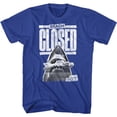 thumbnail image 1 of Jaws Beach Closed Royal Adult T-Shirt 4Xl, 1 of 2
