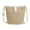 White, variant on PULLIMORE Women Zipper Straw Crossbody Bag Boho Woven Beach Shoulder Bags Leather Straps Straw Clutch Purse Vacation (Brown)