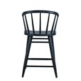 thumbnail image 4 of Jofran Fitz Traditional Solid Wood Curved Back Spindle Counter Stool, 4 of 8