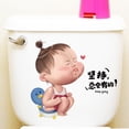 thumbnail image 3 of Bgsha Funny Toilet Stickers Toilet Lid Stickers for Bathroom Fun Cartoon Sticker Decal, 3 of 9