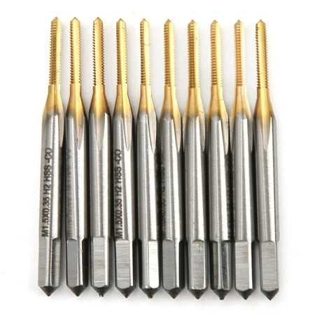 

Thread Tap M1.5x0.35 Thread Screw Tap High Speed Steel For Furniture Assembly For Bicycle Repair For Machinery Manufacturing