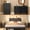 Black, variant on Lofka Bedroom Furniture Set – Queen Bed Frame, 2 Nightstands with Charging & RGB Lights, 5-Drawer Dresser & 6-Drawer Dresser for Large Bedrooms