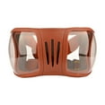 thumbnail image 3 of Fzaqwen Horse Eye Cover Portable UV Protection Adjustable Strap Horse Riding Goggles for brown and clear, 3 of 9