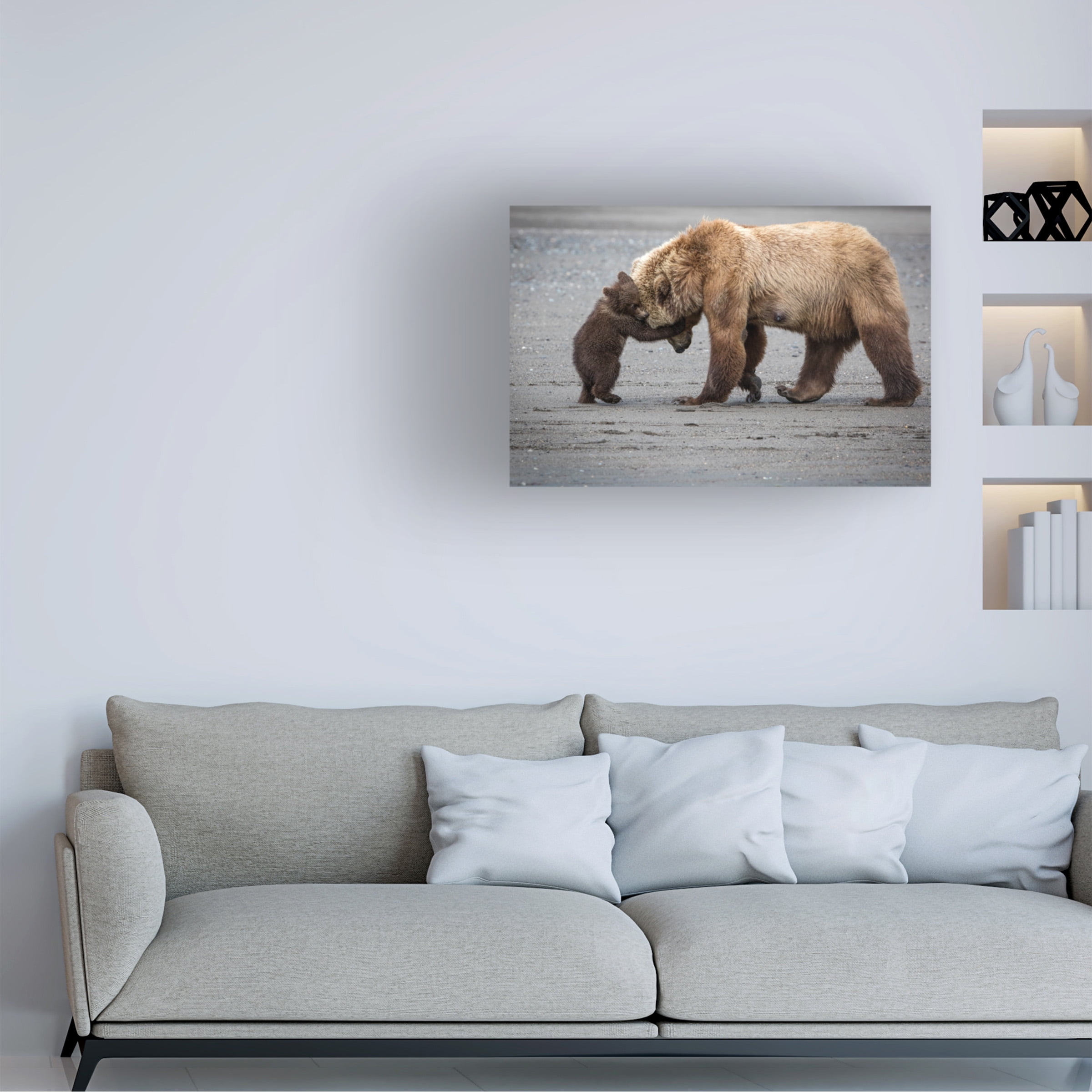 Renee Doyle 'A Little Bear Hug' Canvas Art