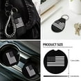 thumbnail image 7 of XYZCANDO American Flag Print Handbrake Cover Car Cushion Cover Steering Wheel Cover Armrest Cover Seat Belt Cover Keychain Fender Cover Lipstick Cover Trash Can Car Coasters Washable, 7 of 7