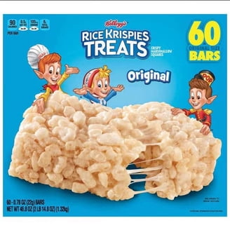 Kellogg's Rice Krispies Treats, 0.78 oz, 60-ct, Original