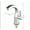 Silver, variant on Bathroom Basin Faucet with ABS Water Purifier Single Lever Hole Tap Cold Water Only for Bathroom and Kitchen Deck Mounted Sink