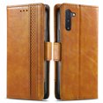 thumbnail image 3 of Case for Samsung Galaxy Note 10 Cover Leather Wallet Folio Case Book Design Flip Magnetic Closure - Yellow, 3 of 5