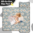 thumbnail image 4 of Daisy Pioneer Flower Teens Toddler Nap Mat with Pillow, Sleeping Mat Bag for Preschool Daycare 59"x22", 4 of 6