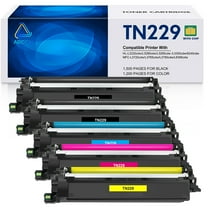 TN229 Toner Cartridge Compatible for Brother TN229 TN-229BK TN-229C TN-229M TN-229Y for Brother HL-3280CDW HL-3220CDW MFC-L3780CDW MFC-L3720CDW Printer (5-Pack)