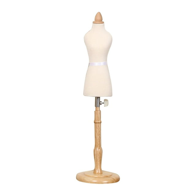 HILABEE Mini Draping Stand Adjustable Mini Cloth Gown Holder Stand for Display Display Women 26.5cm