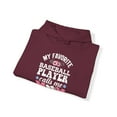 thumbnail image 4 of Baseball Hoodie Sweatshirt, My Favorite Player Calls Me Mom, 4 of 8