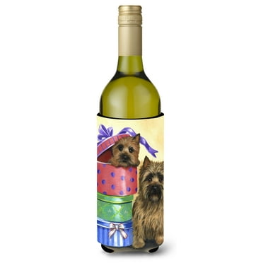 Cairn Terrier Boudoir Wine Bottle Hugger