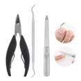 thumbnail image 4 of Empujador de cutículas Alicates para el cuidado de las uñas Pinzas para cutículas de uñas Herramienta de pedicura para el cuidado de uñas Limas de uñas Herramienta de ANGGREK Otros, 4 of 8