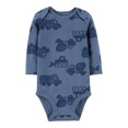 thumbnail image 2 of Set 3pzs c/pantalón Carter's Child of Mine Azul Estampado Camiones 3-6M, 2 of 4