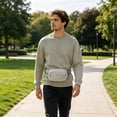 thumbnail image 7 of Deeceymbur Chest Bag Shoulder Body Pack Unisex Casual Waist Pouch for Outdoor Sports Phone Holder, 7 of 7