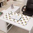 thumbnail image 3 of Long Mouse Pads for Desk,White Cow Hat Pattern Desk Mats on Top Of Desks, Desk Mouse Pad Extra Large with 3mm Non-Slip Base and Stitched Edge for Gaming,Office,Work,Home 31.5"x15.7", 3 of 6