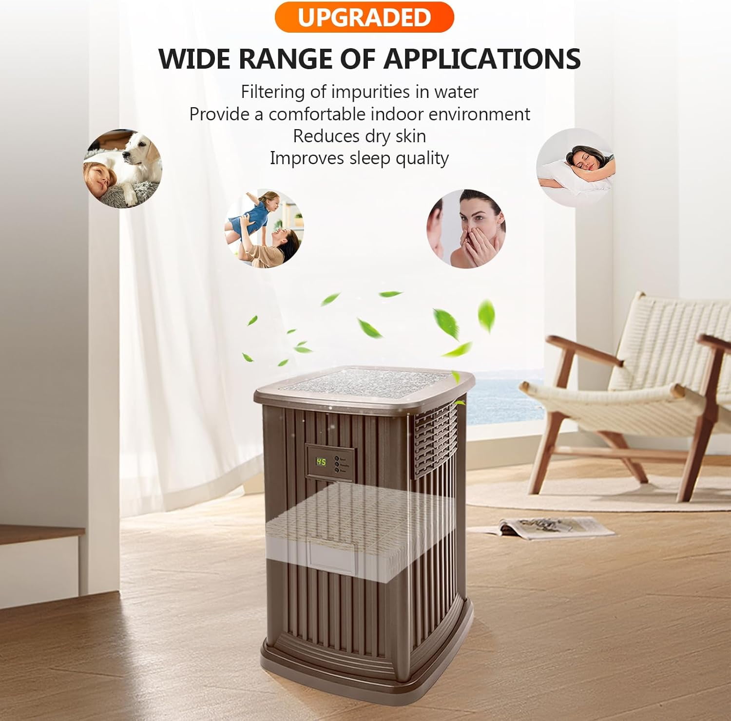 1043 Humidifier Wick Filters 3 Pack for Essick AIRCARE EP9500 EP9700 EP9800 EP9R500 EP9R800 821000 826000 826800 831000 & Space Saver 800 8000 Series