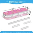 thumbnail image 3 of Plastic Pencil Box Large Capacity Pencil Boxes Clear Boxes with Snap-Tight Lid Stylish Office Supplies Storage Organizer Box Playful Cartoon Halloween Icons, 3 of 7