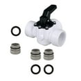 thumbnail image 4 of koolsoo 3 Way Diverter Valve Replacement Slip Valve for Garden Pond Pool Accessories White, 4 of 9