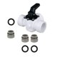 thumbnail image 4 of Válvula Desviadora de 3 Vías Adaptador de 38 Mm 4517 Conexión de Mangueras de Piscina Válvula Desviadora de Piscina Válvula de Repuesto para Accesorio Blanco, 4 of 8