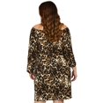 thumbnail image 3 of Vestido strech Roman Fashion/Tallas Extras, 4280 (Animal print) beige 42 Roman Fashion V-GR-4280-PRINT, 3 of 7