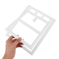 thumbnail image 5 of ETEREAUTY Etereautey Pet Door Screen White Plastic for Indoor Cats and Dogs, 5 of 8