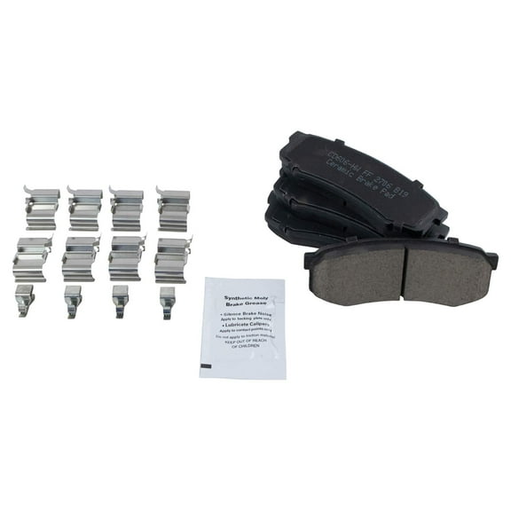 TRQ Brake Pad Premium Posi Ceramic Rear Set Kit for Toyota Sequoia 4Runner BFA73347 Fits select: 2007-2014 TOYOTA FJ CRUISER, 2003-2022 LEXUS GX