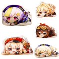 thumbnail image 2 of Dango Paimon Genshin-llaveros de impacto de limo para niños, llaveros de peluche con colgante de peluche de 10CM, muñecos de limo Kawaii, Qiqi Klee Amber, bonito regalo para niños, 2 of 5