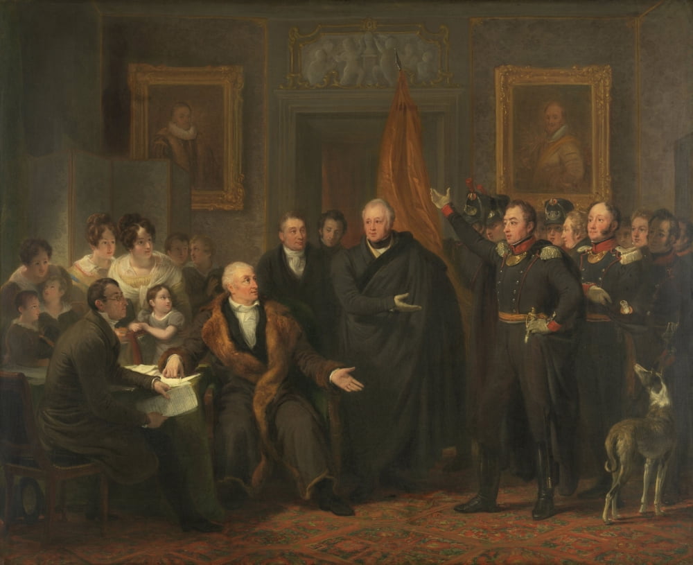 Triumvirate Assuming Power In The Name Of The Prince Of Orange Canvas Art - (36 x 24)