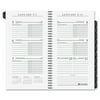 "At-A-Glance Executive Weekly Planner Refill - Julian - Weekly - 1 Year - January till December - 7:00 AM to 6:00 PM - 1 Week Double Page Layout - 3.25"" x 6.25"" - White - Pocket, Notes Area, Tabbed"