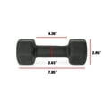 thumbnail image 4 of CAP Barbell, Black Neoprene Dumbbell, 6lb Single, 4 of 4