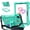Mintgreen, variant on Allytechgroup Kids Case for Apple iPad Air 11 M4 M3 M2 2026/2025/2024, DIY Figures Cute EVA Children Friendly Cover Kickstand Shoulder Strap Bumper Shockproof Case for Apple iPad Air 11", Skyblue