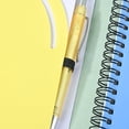 thumbnail image 6 of Small Notebook with Pen Holder, 5.9" x 7.1" Pocket Notebook with Pen Holder, 6 Colors School Notebook, 70 Pages Portable Journal, Lined Pages Bound Journal Notebook, 1Notebook+1Pen Combo Pack, 2ml,B, 6 of 6