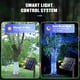 thumbnail image 3 of Guirnalda de luces solares JMEXSUSS, paquete de 2, 122 m, azul y blanco, 400 LED, 3 of 8