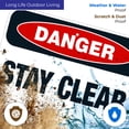 thumbnail image 5 of Stay Clear Sign, OSHA Danger Sign,, 5 of 8
