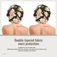 thumbnail image 2 of Fuzoiu Rose Flowers Print Adult’s Satin Sleeping Cap,Satin Bonnet,Silk Bonnet,Hair Bonnet for Sleeping,Hair Bonnets for Women Curly Natural Hair, 2 of 6