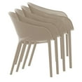 thumbnail image 5 of Compamia Sky Pro Extendable Dining Set 11 Piece Taupe-Taupe, 5 of 5