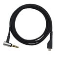thumbnail image 1 of Cable de audio de repuesto compatible con auriculares inalámbricos para juegos SteelSeries Arctis 3/Arctis 5/Arctis 7/Arctis Pro (cable de audio, negro), 1 of 7