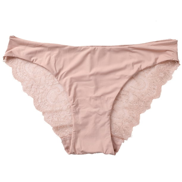 Charmo Women's Lace Underwear Cheeky Bikini Panties Pack of 4 