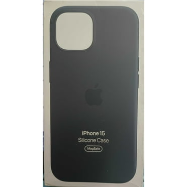 Apple Silicone Case with MagSafe For iPhone 15 - Black